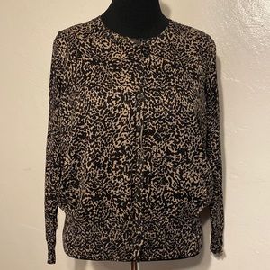 Animal Print Cardigan